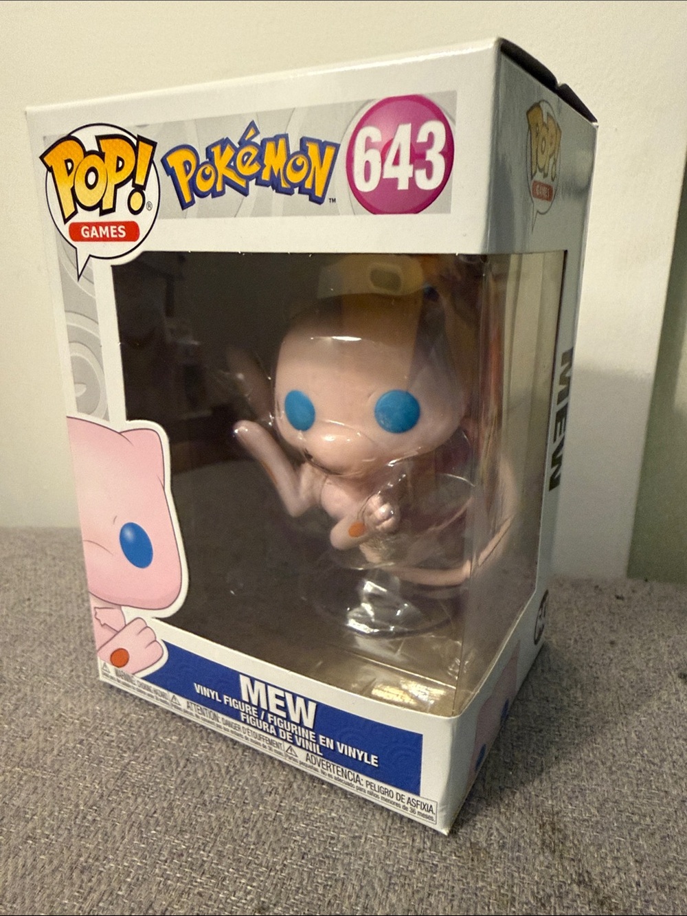 Funko Pop! Mew Vinyl Figure - Pink with Blue Eyes